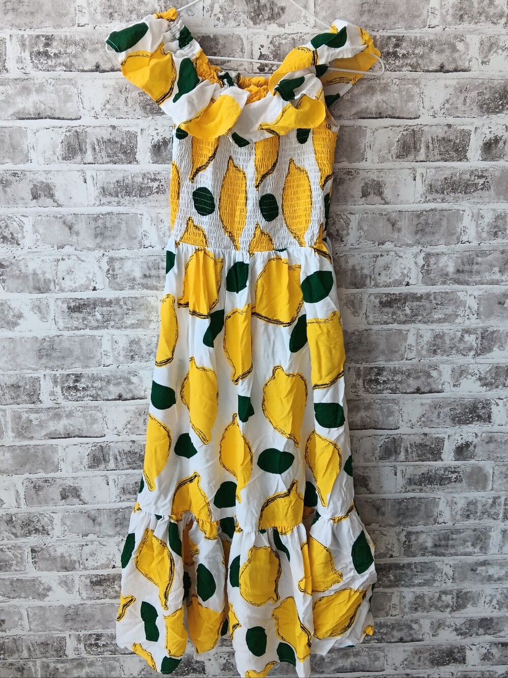 cute summer lemon dress